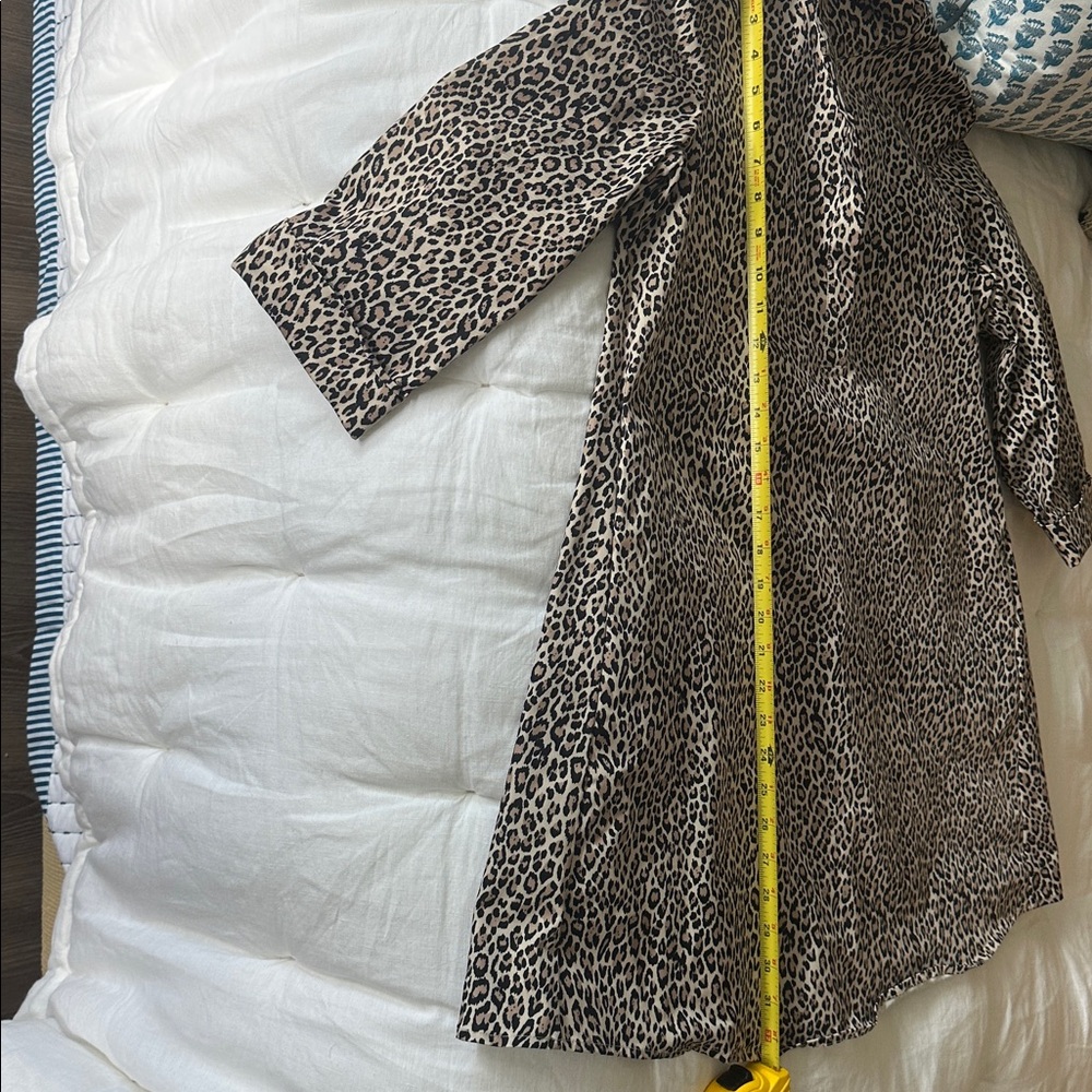 Tuckernuck Black and White Leopard Blouse - Picture 7 of 8